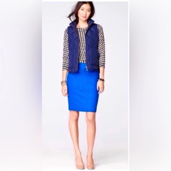 J.Crew No. 2 Pencil Skirt Royal Blue, size 0 - Picture 2 of 13